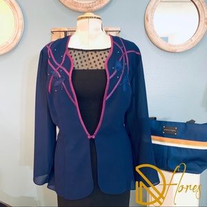 Transparent Jacket Size 16